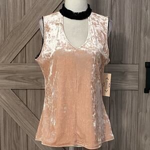 NWT Nanette Nanette Lepore large barely Blush eastern opulence top